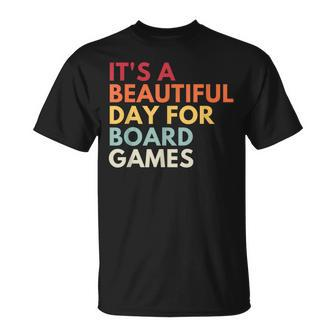 It's A Beautiful Day For Board Games T-Shirt - Thegiftio UK