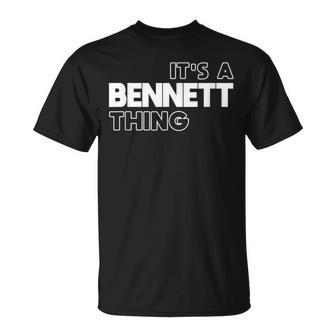 It's A Bennett Thing You Wouldn't Understand Bennett T-Shirt - Thegiftio UK
