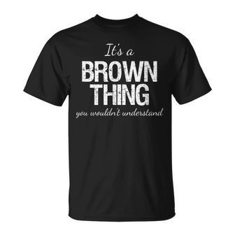It's A Brown Thing Family Reunion Pride Heritage T-Shirt - Seseable