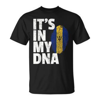 It's In My Dna Barbados Flag Official Pride Country T-Shirt - Thegiftio UK