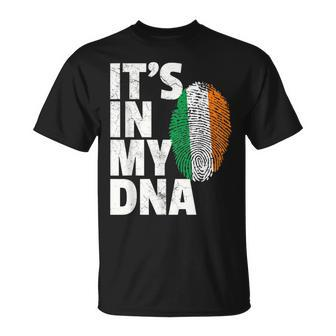 It's In My Dna Irish Ireland Flag National Pride Roots T-Shirt - Thegiftio UK