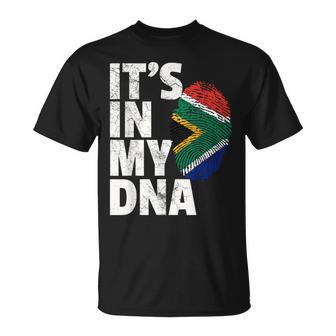 It's In My Dna South Africa African Flag National Pride T-Shirt - Monsterry CA