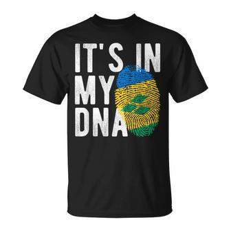 It's In My Dna St Vincent And The Grenadines Flag T-Shirt - Thegiftio UK