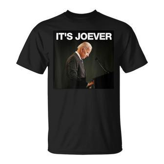 It's Joever Biden Political Meme T-Shirt - Thegiftio UK