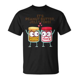 It's Peanut Butter Jelly Time Idea T-Shirt - Monsterry