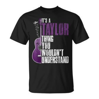 It's A Taylor Thing You Wouldn't Understand Taylor Vintage T-Shirt | Seseable UK