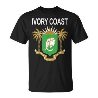 Ivory Coast National Seal T-Shirt - Monsterry UK