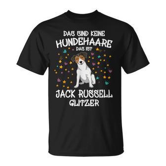 Jack Russell Glitter Dog Holder Dog T-Shirt - Seseable