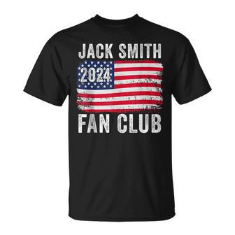Jack Smith Fan Club Fun Summer Vintage Type Usa Red Blue T-Shirt - Monsterry