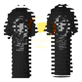 Jacksonville Arkansas Total Solar Eclipse 2024 T-Shirt - Thegiftio