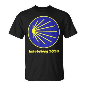 Jakobsweg 2024 Pilgrim Shell T-Shirt - Seseable
