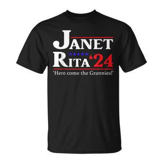 Janet And Rita 2024 Here Come The Grannies T-Shirt | Mazezy