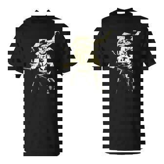 Japanese Swordsman With Samurai T-Shirt - Cadeauxyz