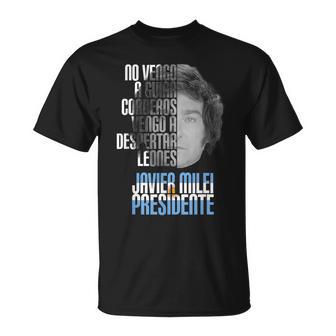 Javier Milei Presite Argentina 2023 T-Shirt - Seseable