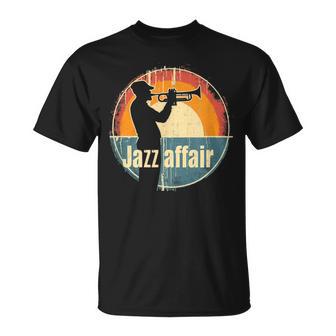 Jazz Affair Vintage Retro Jazz Lover Graphic T-Shirt - Monsterry AU