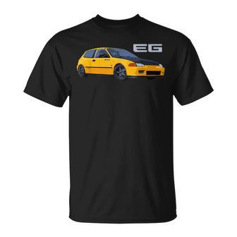 Jdm Car Eg Si Hatch T-Shirt - Monsterry