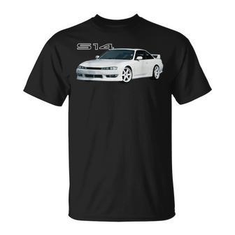 Jdm Car S14 240 Super White Drift Machine T-Shirt - Monsterry DE