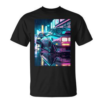 Jdm Japanese Domestic Market 90S Car Lover Synthwave Style T-Shirt - Monsterry AU