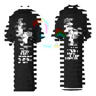 Je Aime La Licorne De Caca T-Shirt - Cadeauxyz