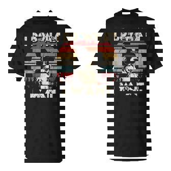 Je Fais Ce Que Jeeux Drôle Border Collieintage Retro T-Shirt - Cadeauxyz