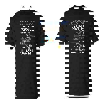 Je Suis Un Mec Simple-Camping T-Shirt - Cadeauxyz