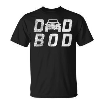 Jeepdad Bod Father's Day T-Shirt - Monsterry