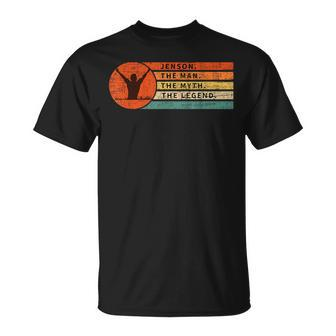 Jenson Man Myth Legend Retro Vintage Birthday T-Shirt - Seseable