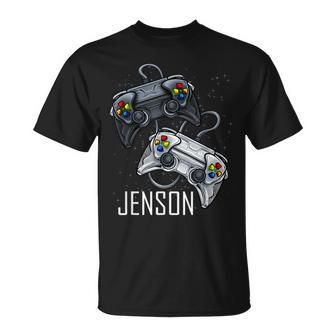 Jenson Video Game Online Gaming Gamer Player Boys Name T-Shirt - Seseable
