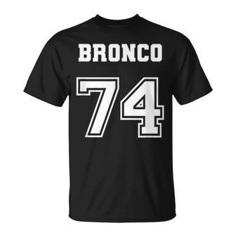 Jersey Style Bronco 74 1974 Old School Suv 4X4 Offroad Truck T-Shirt - Monsterry