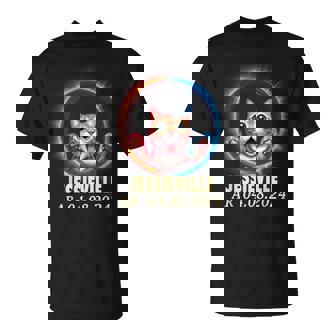 Jessieville Arkansas Total Solar Eclipse 2024 T-Shirt - Thegiftio