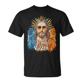 Jesus Has Rizzen Vintage Watercolor For Women T-Shirt - Seseable