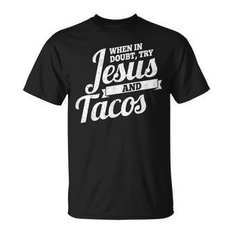 Jesus And Tacos Cinco De Mayo Taco T-Shirt - Monsterry UK