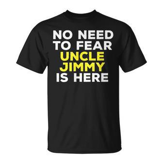 Jimmy Uncle Family Graphic Name T-Shirt - Seseable