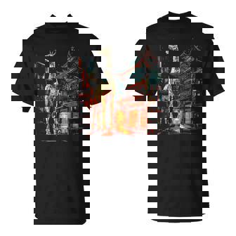 Jirafa Arquitectura Arte Animal Camiseta unisex - Regaloses