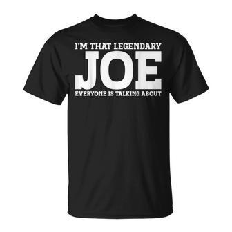 Joe Surname Team Family Last Name Joe T-Shirt - Seseable