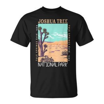Joshua Tree National Park California Tule Springs Vintage T-Shirt - Monsterry AU