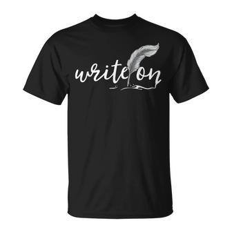 Journalism Write On Journalist Author Writer T-Shirt - Monsterry CA