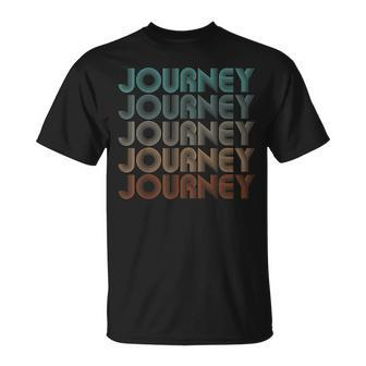 Journey Name Personalized Vintage Retro Birthday Women T-Shirt - Monsterry