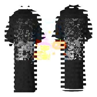 Joyeux Happy Hallowen Citrouille Dino Fantômes Enfants T-Shirt - Cadeauxyz
