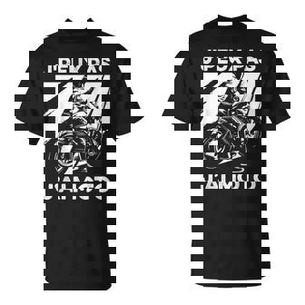 J'peux Pas J'ai Moto Humour Moto Cross T-Shirt - Cadeauxyz