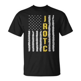 Jrotc United States Rotc Junior Cadet Jrotc American Flag T-Shirt - Monsterry AU
