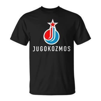 Jugokozmos Sputnik Jugoslavija Balkan Sfrj Yugoslavia T-Shirt - Seseable