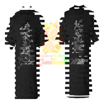 Junenth Black African Hair Remembering My Ancestors T-Shirt | Mazezy