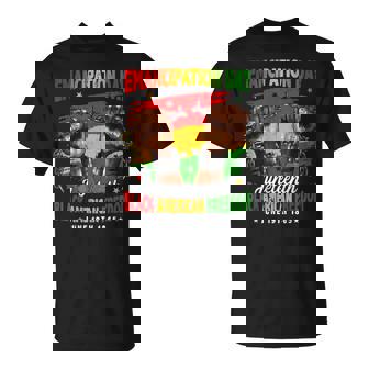 Junenth Black American Freedom Day June 19 1865 T-Shirt - Seseable