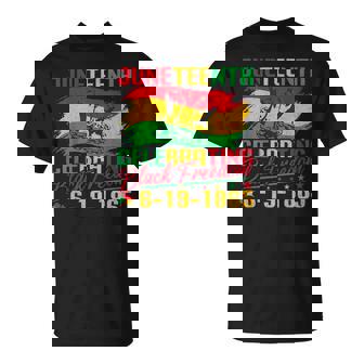Junenth Celebrating Black Freedom 1865 African Men T-Shirt | Mazezy