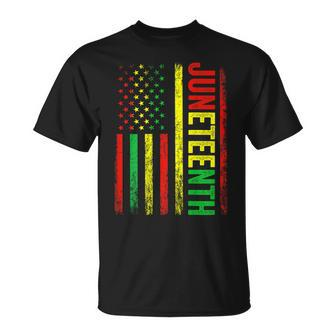 Junenth Flag Celebrate Black Freedom 1865 Women T-Shirt - Monsterry CA