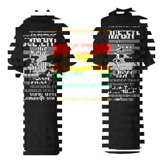 Junenth Is My Independence Day African 1865 Freedom Day T-Shirt - Seseable