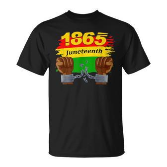 Junenth Independence Day Chain Breaker 1865 Black History T-Shirt - Monsterry DE