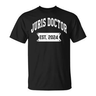Juris Doctor Est 2024 Lawyer Law School Student Graduation T-Shirt | Mazezy DE