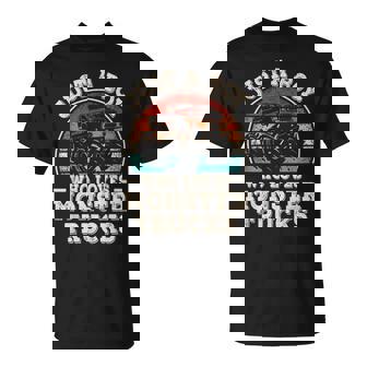 Just A Boy Who Loves Monster Trucks Monster Truck T-Shirt | Mazezy